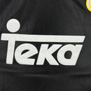 Camisa Manga Longa Real Madrid Away 1998/99 - Adidas Retrô Masculina - Preta/Amarela