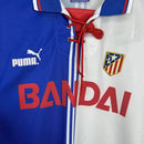 Camisa Atlético de Madrid 1996/97 - Puma Retrô Masculina - Branca/Azul