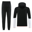 Kit Conjunto Nike Tech Fleece - Jaqueta e Calça- Branca/Preta