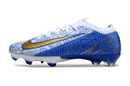 Chuteira Campo Pronta Entrega Nike Air Zoom Mercurial Vapor Elite - Azul/Branca