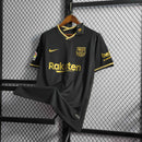 Camisa Barcelona Away 2020/21 - Nike Retrô Masculina - Preta/Dourada