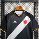 Camisa Vasco da Gama Home 2023/24 - Kappa Torcedor Masculina - Preta/Branca