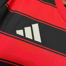 Camisa Pronta Entrega Flamengo Home 2025/26 - Adidas Torcedor Masculina - Vermelha/Preta