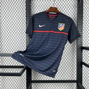 Camisa Atlético de Madrid Away 2011/12 - Nike Retrô Masculina - Preta/Azul
