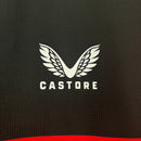 Camisa Bayer Leverkusen Away 2023/24 - Castore Torcedor  Masculina - Preta/Vermelha