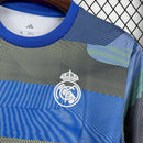 Camisa Real Madrid Treino 2025/26 - Adidas Torcedor Masculina - Azul/Cinza