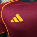 Camisa Bordo Home 2025/26 - Adidas Jogador Masculina - Bordo/Laranja