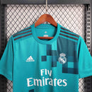 Camisa Pronta Entrega Real Madrid Third 2017/18 - Adidas Retrô Masculina - Azul