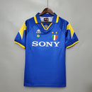 Camisa Juventus Away 1995/97 - Kappa Retrô Masculina - Azul/Amarela
