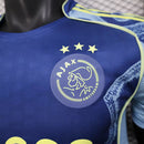 Camisa Ajax Away 2025/26 - Adidas Jogador Masculina - Azul/Amarela