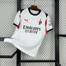 Camisa Pronta Entrega AC Milan Away 2025/26 - Puma Torcedor Masculina - Branca/Vermelha