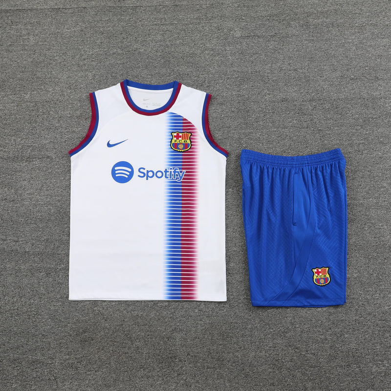 Kit Treino (Regata + Shorts) - Barcelona 2024/25