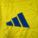 Camisa Seleção Ucrânia Home 2026/27 - Adidas Torcedor Masculina - Amarela/Azul