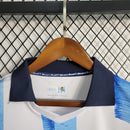 Camisa Real Sociedad Home 2023/24 - Torcedor Masculina - Branca/Azul