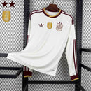 Camisa Manga Longa Seleção Espanha Away 2026/27 - Adidas Torcedor Masculina - Bege/Bordo