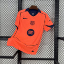Camisa Barcelona Third 2025/26 - Nike Torcedor Masculina - Laranja/Azul