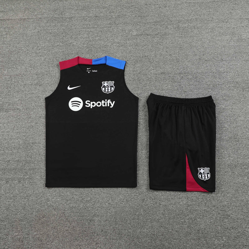 Kit Treino (Camisa + Shorts) - Barcelona 2024/25