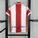 Camisa Atlético de Madrid Home 1999/00 - Reebok Retrô Masculina - Branca/Vermelha