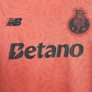 Camisa Pronta Entrega Porto Away 2025/26 - New Balace Torcedor Masculina - Salmão/Cinza