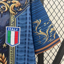 Camisa Seleção Itália Edição Especial 2024/25 - Adidas Torcedor Masculina - Azul/Dourada