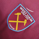 Camisa West Ham Home 2023/24 - Umbro Torcedor Masculina - Bordo/Azul