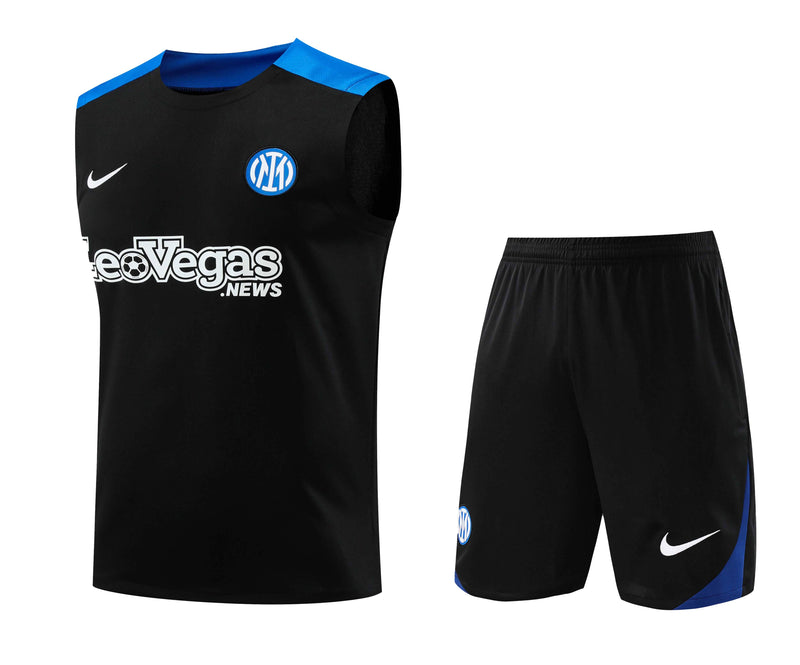 Kit Treino (Regata + Shorts) - Inter de Milão 2024/25