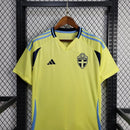 Camisa Seleção Suécia Home 2024/25 - Adidas Torcedor Masculina - Amarela/Azul