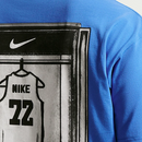 Camisa Casual Nike Masculina - Preta/Azul