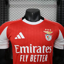 Camisa Benfica Home 2025/26 - Adidas Jogador Masculina - Vermelha/Branca