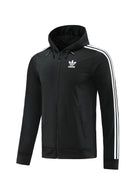 Kit Conjunto Adidas Tech Fleece - Jaqueta e Calça- Preta/Branca