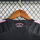 Camisa Inter Miami Away 2023/24 - Adidas Torcedor Feminina - Preta/Rosa