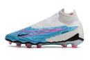 Chuteira Campo Nike Phantom GX Elite - Branca/Azul