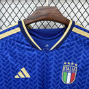 Camisa Pronta Entrega Seleção Itália Home 2026/27 - Adidas Torcedor Masculina - Azul/Dourado