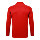 Conjunto de Treino Half Ziper Liverpool 2025/26 - Adidas Jaqueta + Calça - Vermelha/Preta
