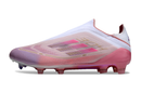 Chuteira Campo Adidas F50 - Lamine Yamal - Branca/Rosa