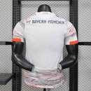 Camisa Bayern de Munique Away 2025/26 - Adidas Jogador Masculina - Branca/Marrom