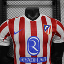 Camisa Atlético de Madrid Home 2025/26 - Nike Jogador Masculina - Branca/Vermelha