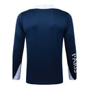 Conjunto Half Ziper PSG 2025/26 - Jordan Jaqueta + Calça - Azul/Branca