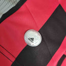 Camisa Pronta Entrega AC Milan Home 2009/10 - Adidas Retrô Masculina - Vermelha/Preta