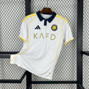 Camisa Al-Nassr 2025/26 - Adidas Torcedor Masculina - Branca/Amarela