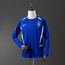 Camisa Brasil Away 2002 - Versão Retrô - Manga Longa
