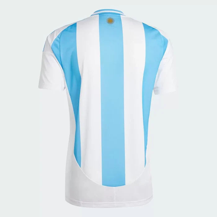 Argentina Home 24/25 - Adidas Torcedor Masculina Com Patch de Campeão