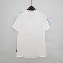 Camisa Olympique Marseille 2002/03 - Adidas Retrô Masculina - Branca/Azul