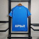 Camisa Napoli Home 2023/24 - EA7 Torcedor Masculina - Azul/Branca