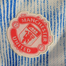Camisa Manchester United Away 2021/22 - Adidas Retrô Masculina - Azul/Branca