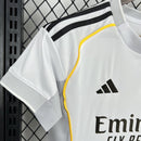 Camisa Real Madrid Home 2025/26 - Adidas Torcedor Feminina - Branca/Preta