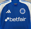 Camisa Pronta Entrega Cruzeiro Home 2025/26 - Adidas Torcedor Masculina - Azul/Branca