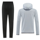 Kit Conjunto Nike Tech Fleece - Jaqueta e Calça- Cinza/Preta