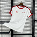 Camisa Flamengo Away 1981/82 - Adidas Retrô Masculina - Branca/Vermelha