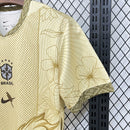 Camisa Seleção Brasil Edição Especial 2025/26 - Nike Torcedor Masculina - Bege/Marrom